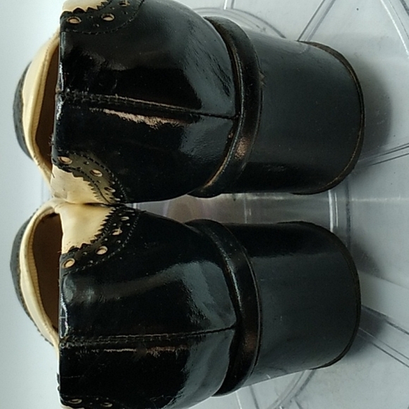 Vintage 1940s black and white saddle - Picture 5 of 8